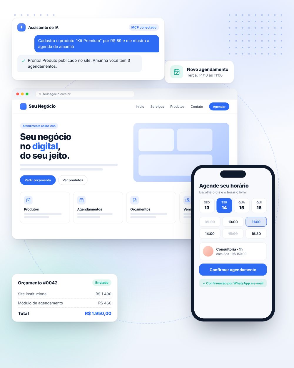 Criamos experiências digitais que conectam marcas e pessoas